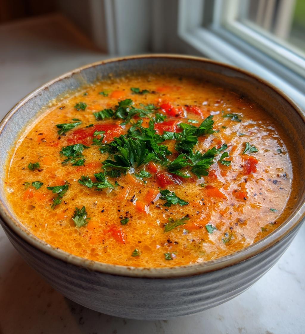 Gevulde Paprika Soep - detail 1