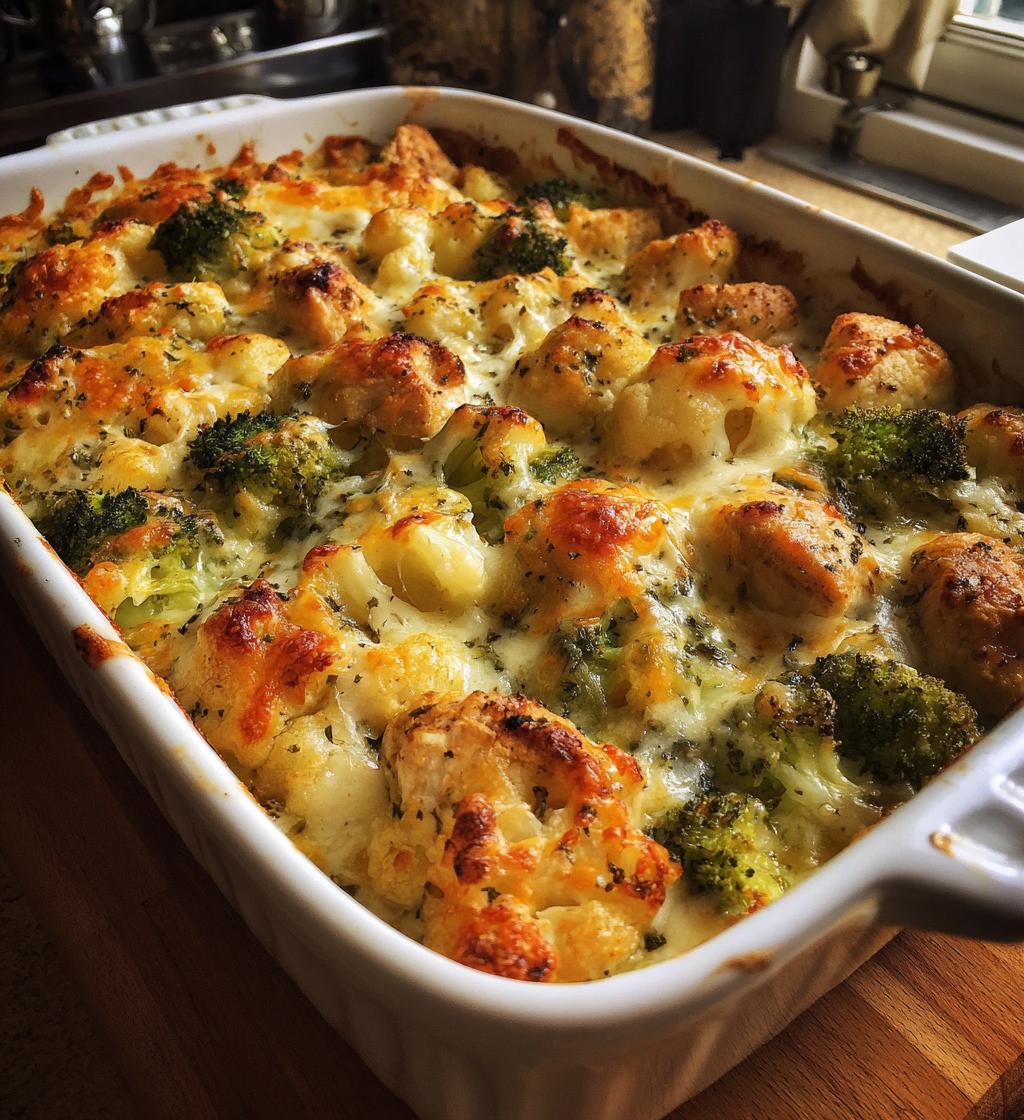 Kip, Bloemkool en Broccoli Ovenschotel - detail 2