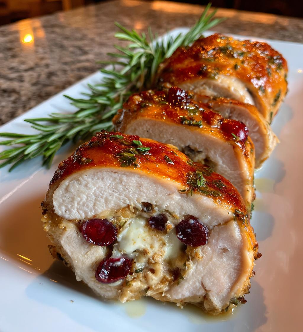 Kip en Cranberry Rolletjes