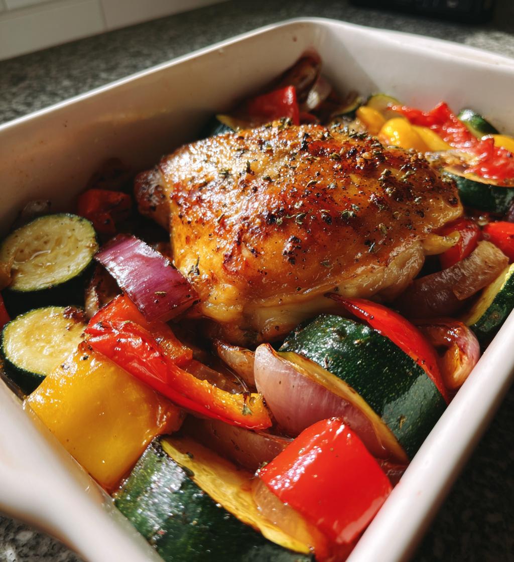 Kip met Groenten uit de Oven