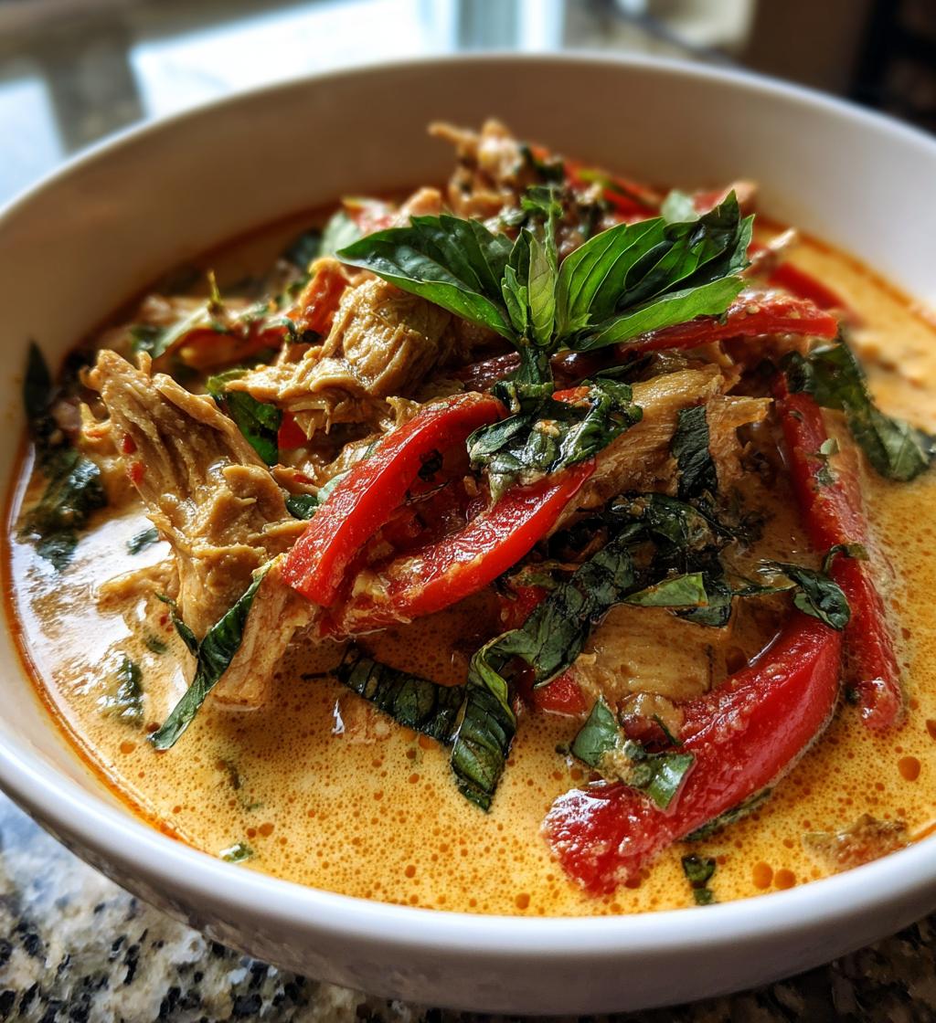 Kip met Rode Curry - detail 1