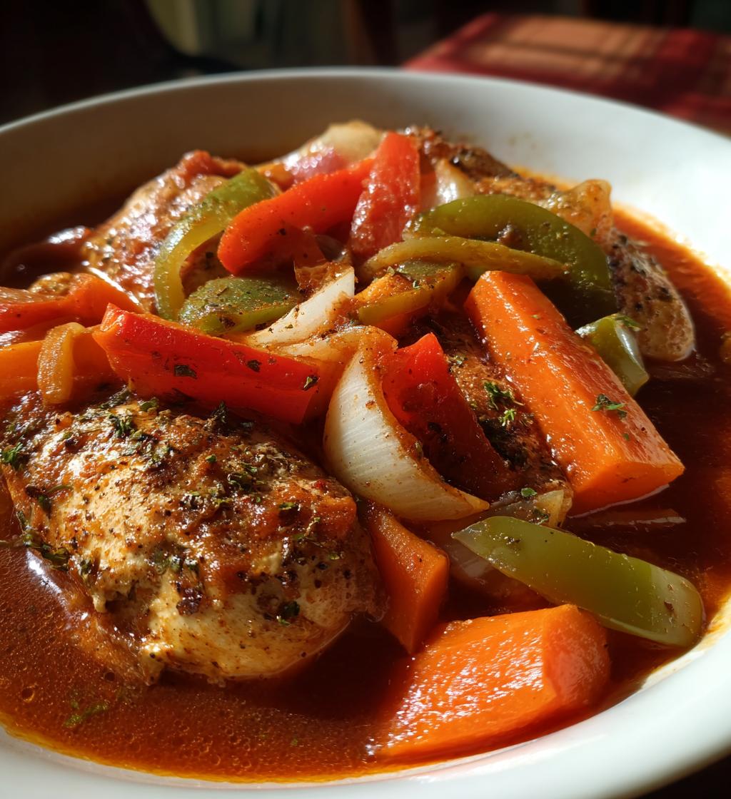 Kip uit de Slowcooker met Groenten