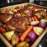 Kip uit de oven met groenten