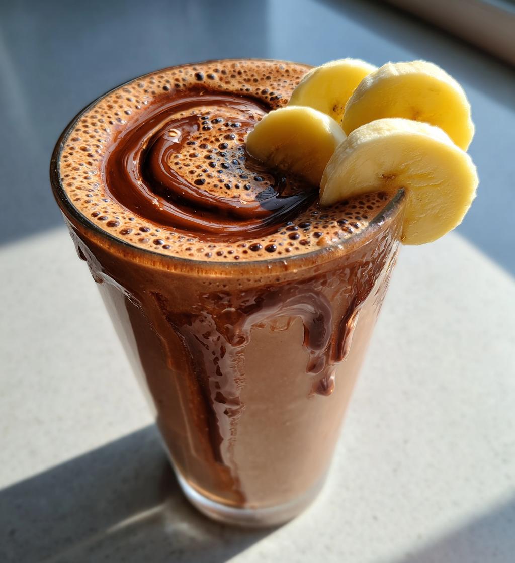 Nutella Bananen Shake - detail 1