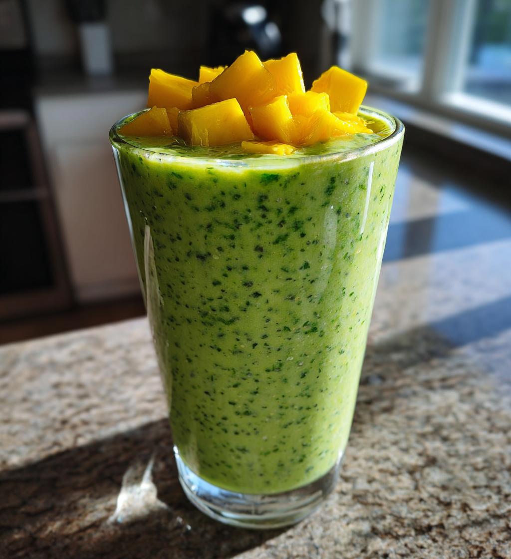 Tropische Groene Smoothie - detail 1