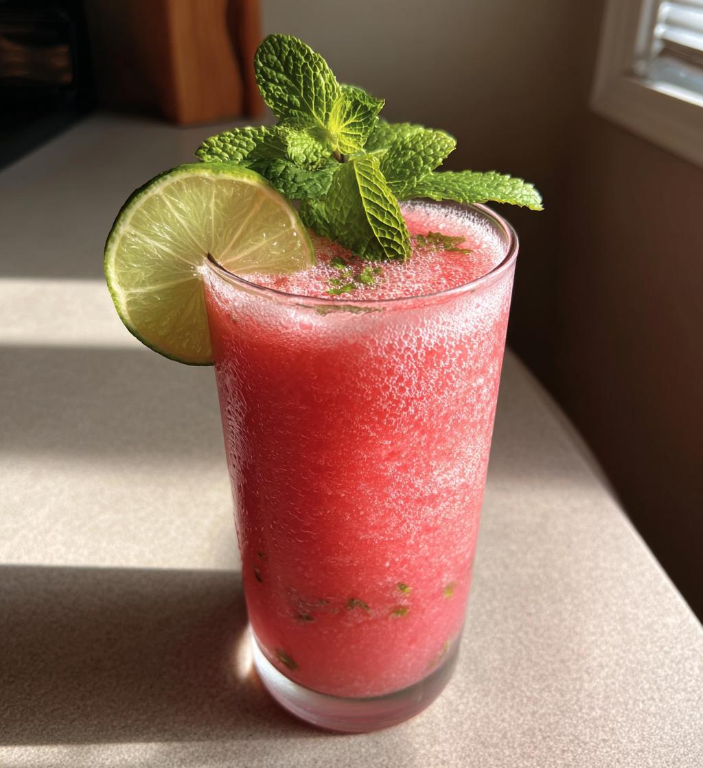 Watermeloen Munt Smoothie - detail 1