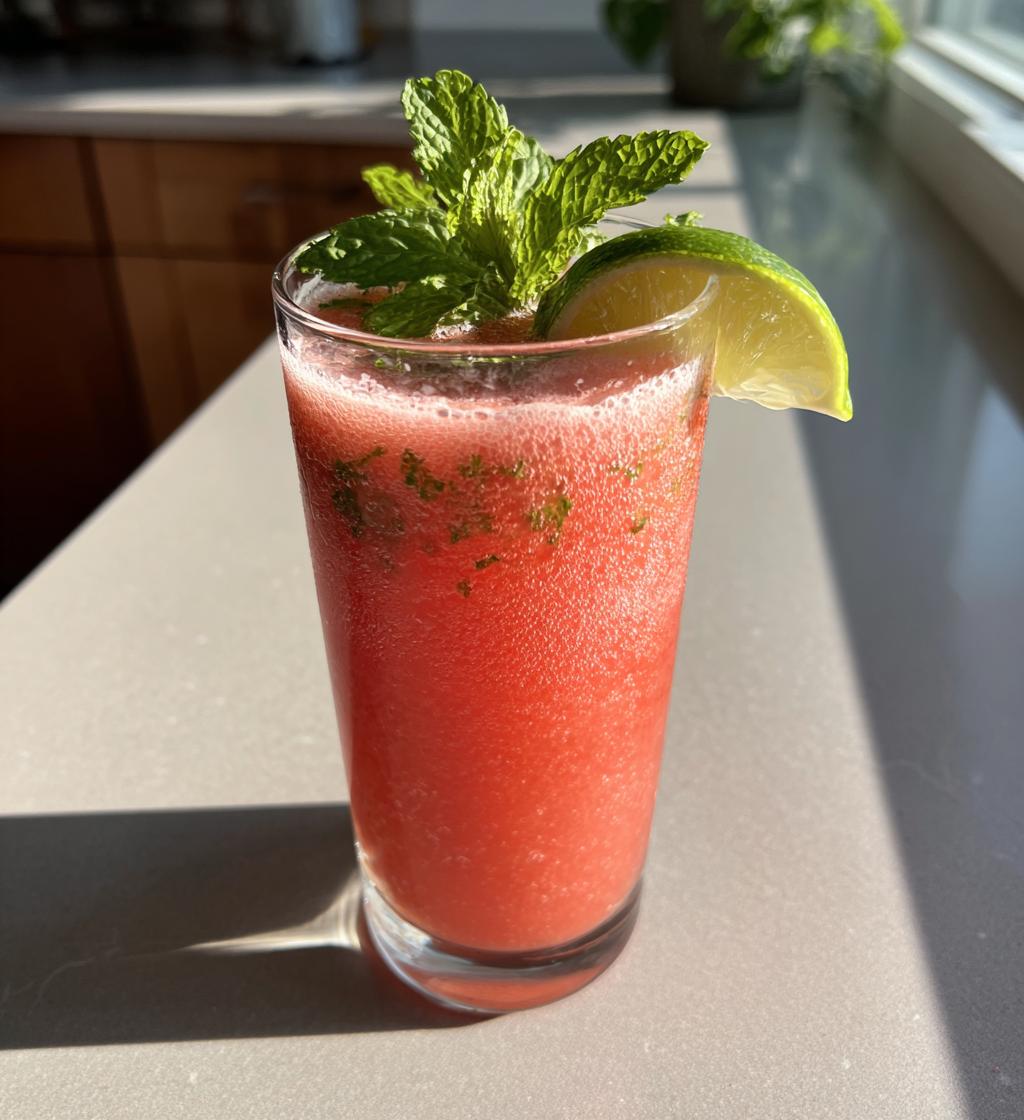Watermeloen Munt Smoothie
