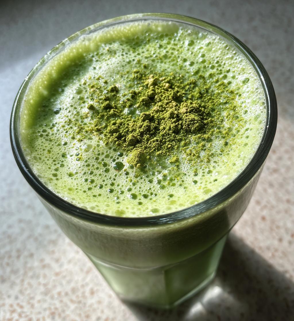 Wheatgrass Smoothie - detail 1