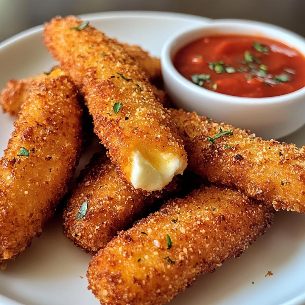 Air Fryer Mozzarella Sticks - detail 1