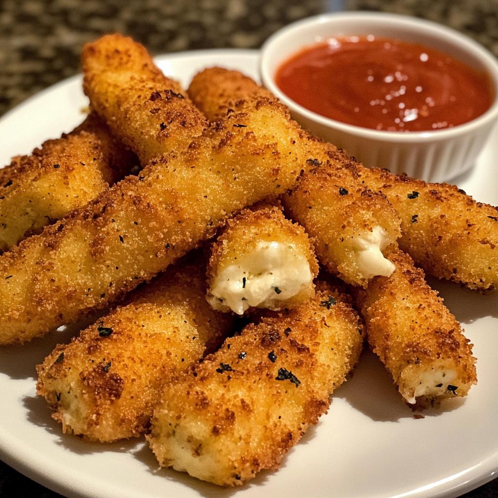Air Fryer Mozzarella Sticks