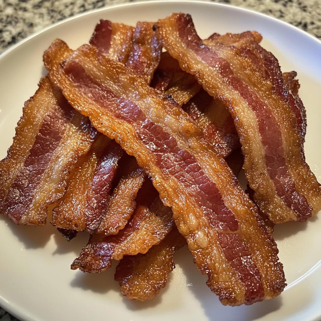 air fryer bacon crispy - detail 1
