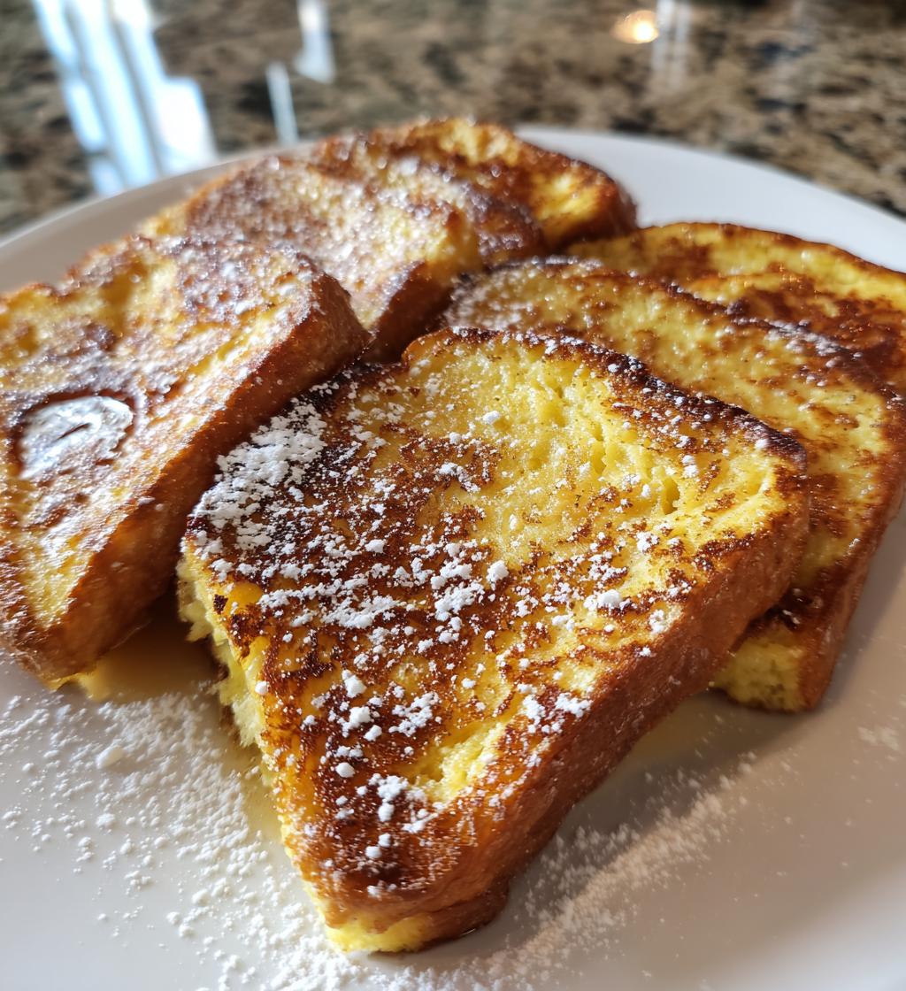air fryer french toast - detail 1