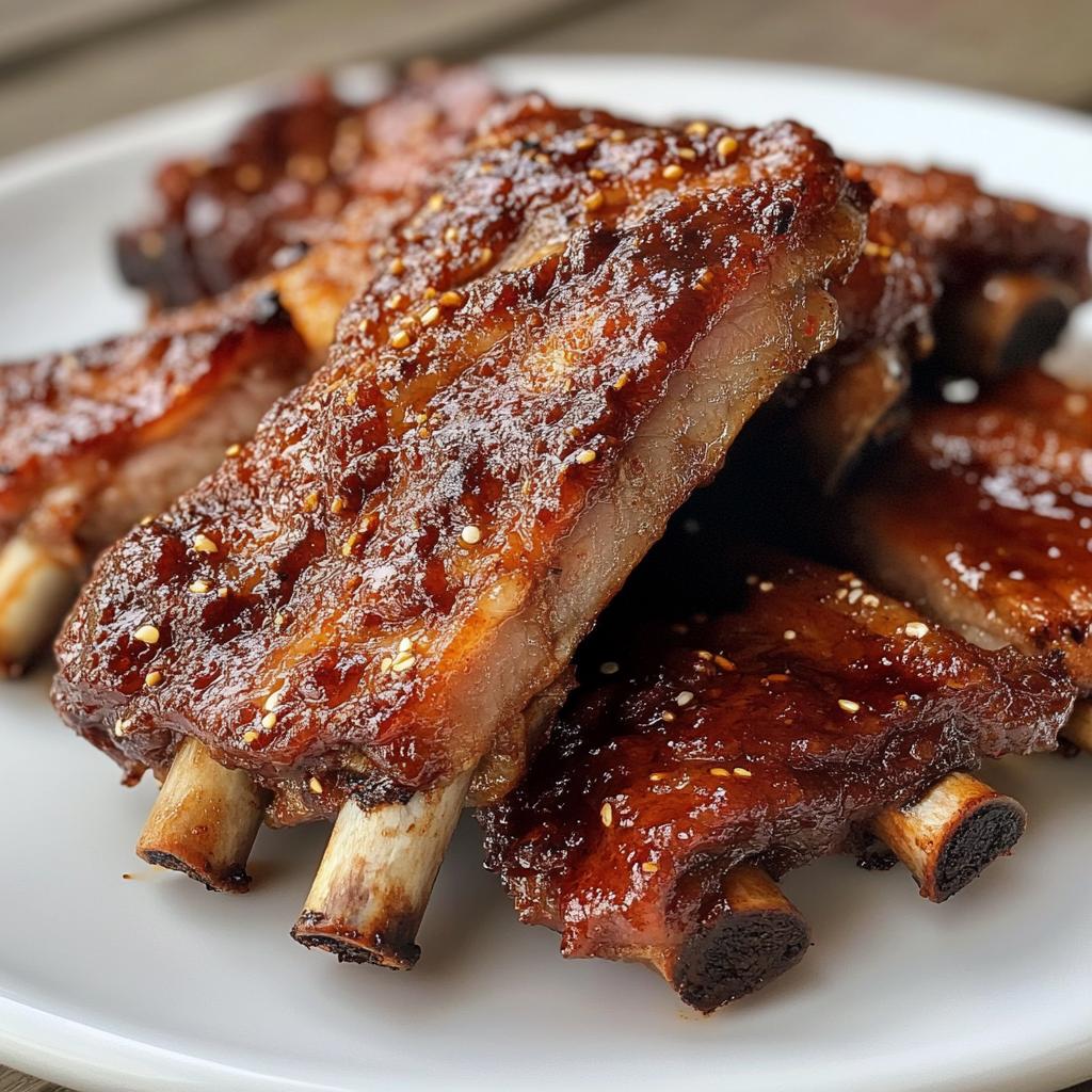 air fryer ribs - detail 1