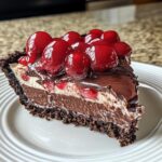 chocolate cherry cream pie