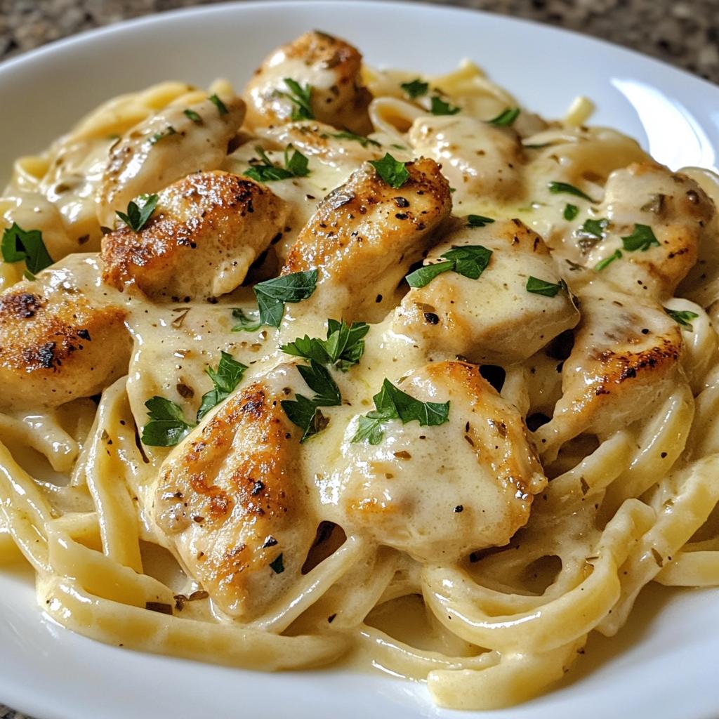 creamy velveeta chicken linguine with mozzarella garlic sauce
