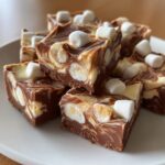 easy marshmallow swirl fudge