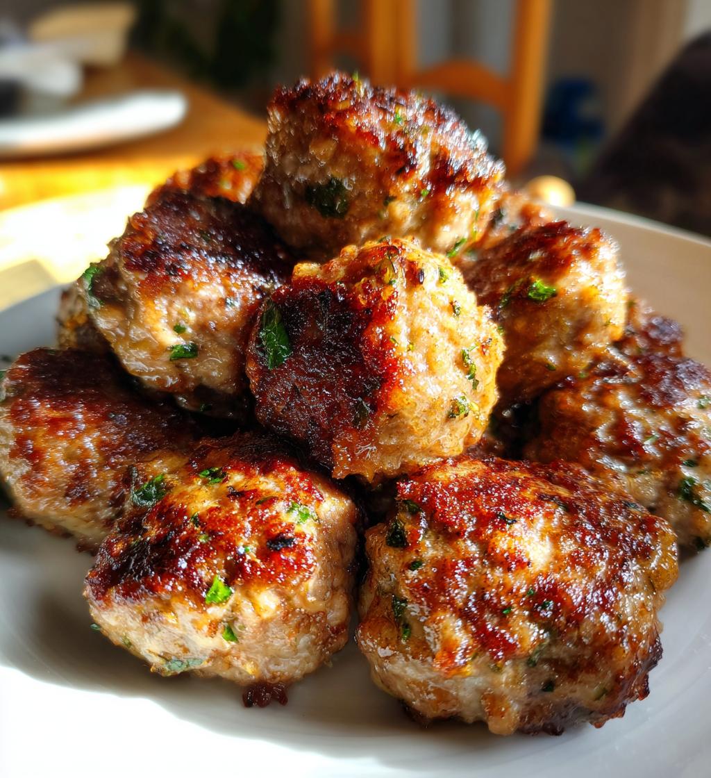 homemade meatballs