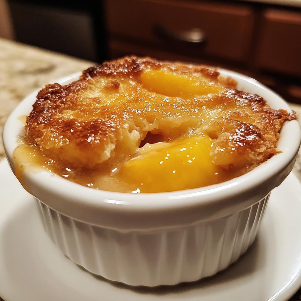 mini peach cobbler recipe - detail 1