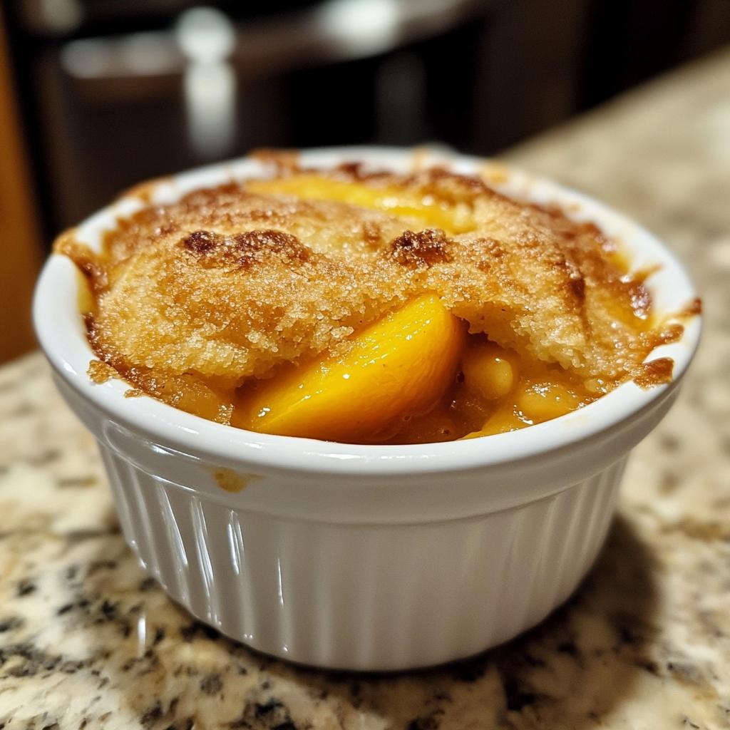 mini peach cobbler recipe