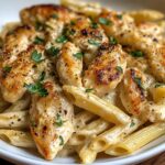 one pot creamy garlic parmesan chicken penne