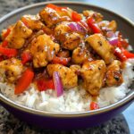 quick sweet chili chicken bowl recipe