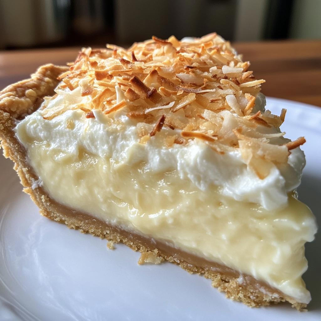 the absolute best coconut cream pie