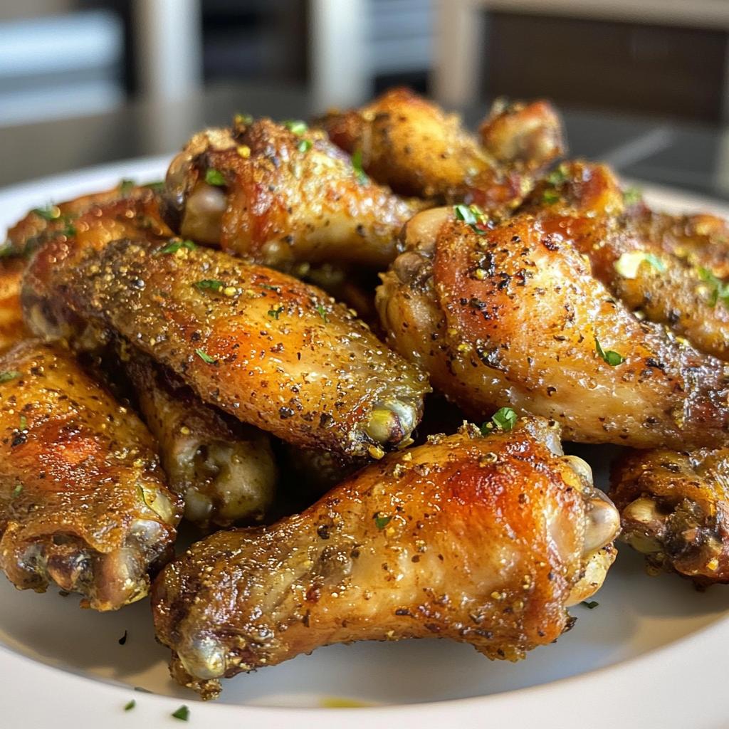 wings in air fryer - detail 1