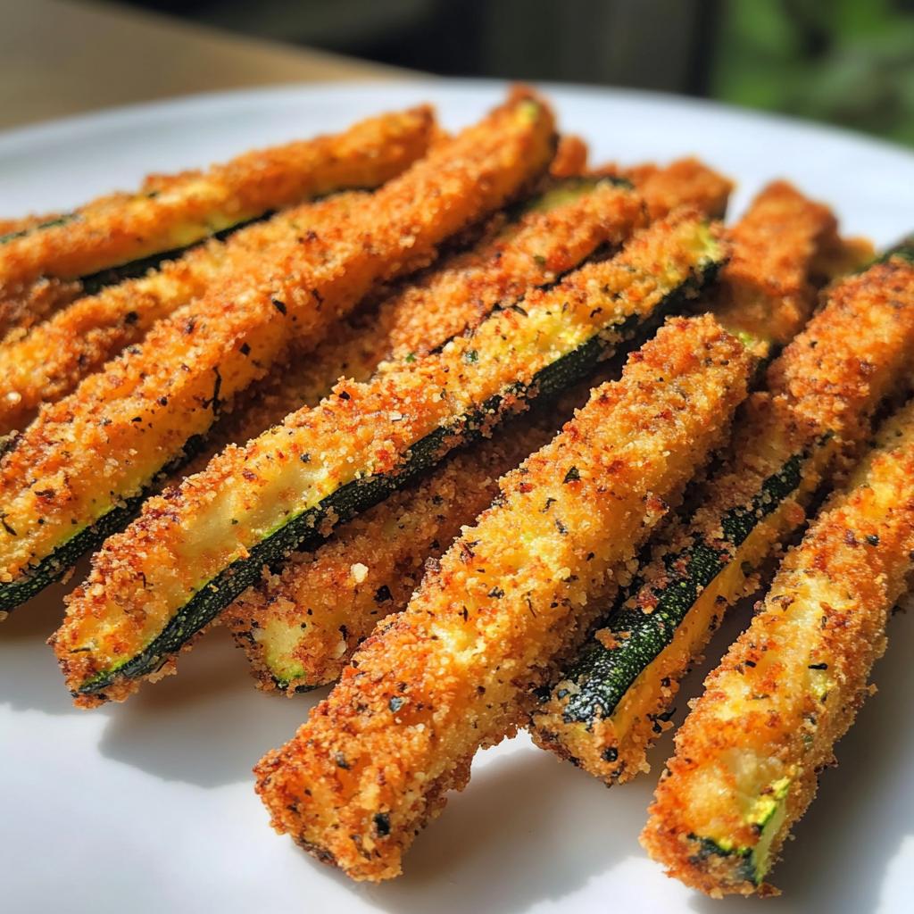 zucchini fries air fryer - detail 1