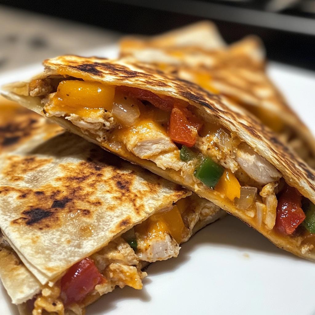 Air Fryer Chicken Quesadillas