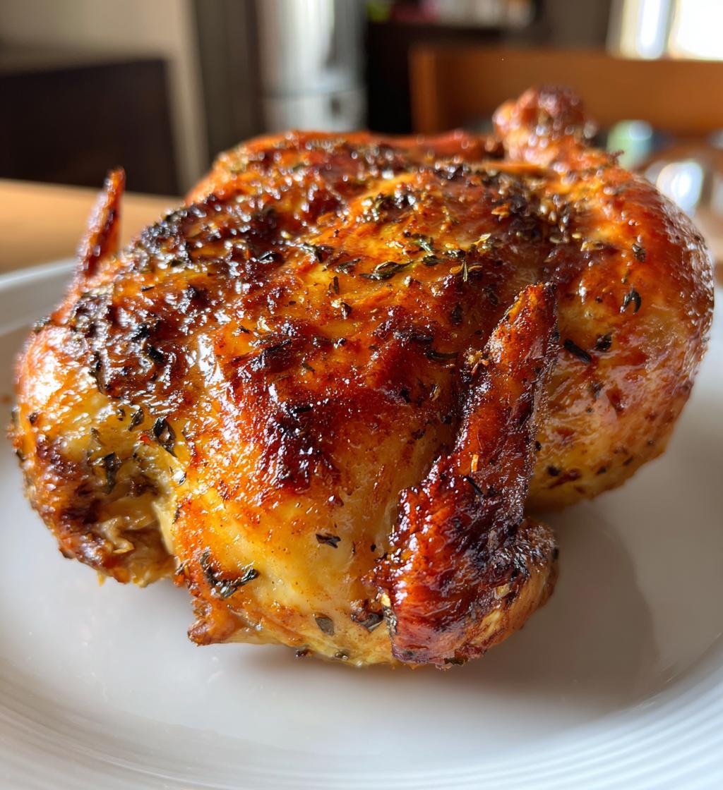 Air Fryer Rotisserie Chicken