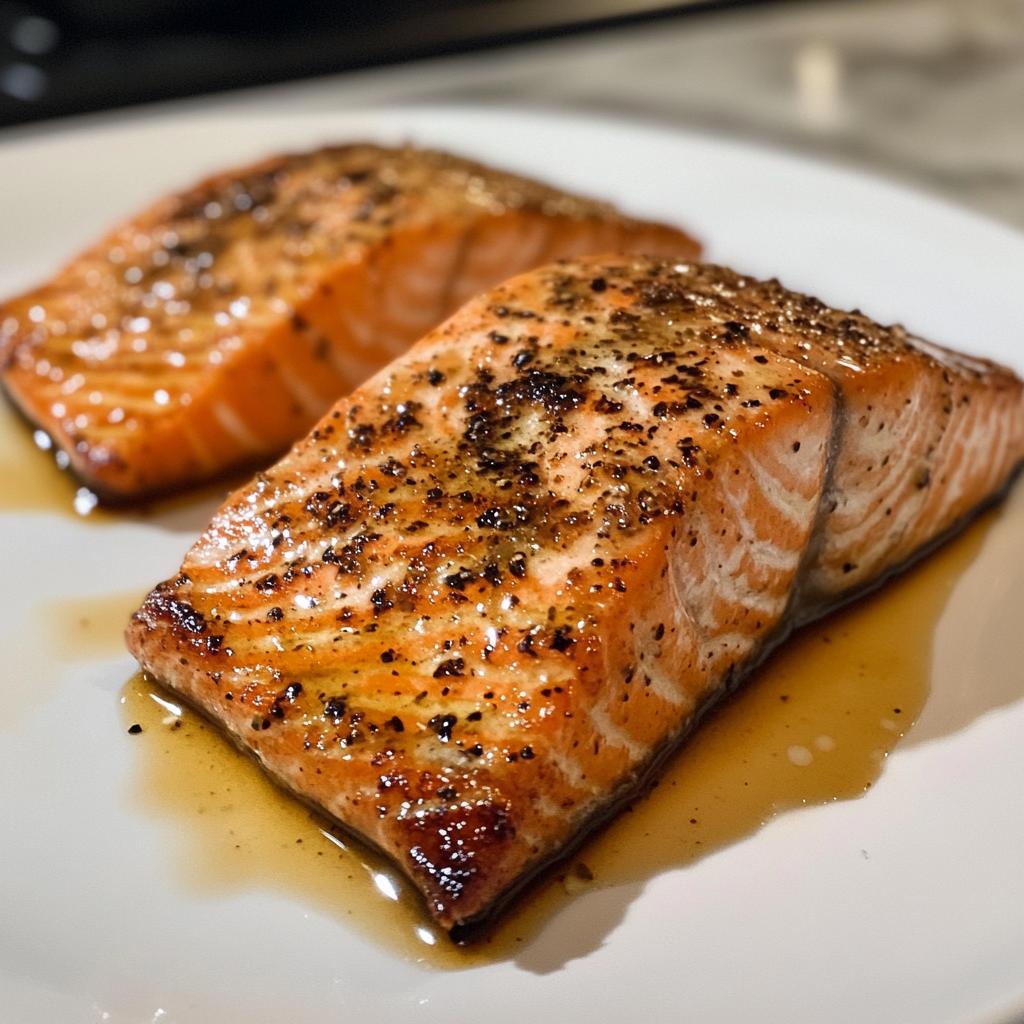 Air Fryer Salmon - detail 1