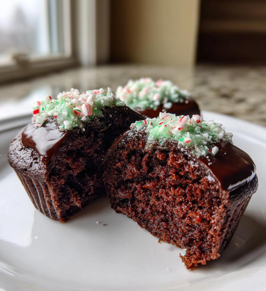 Chocolate Peppermint Cupcakes