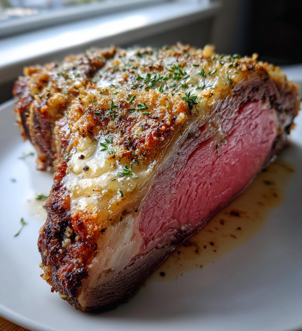 Garlic Butter Prime Rib