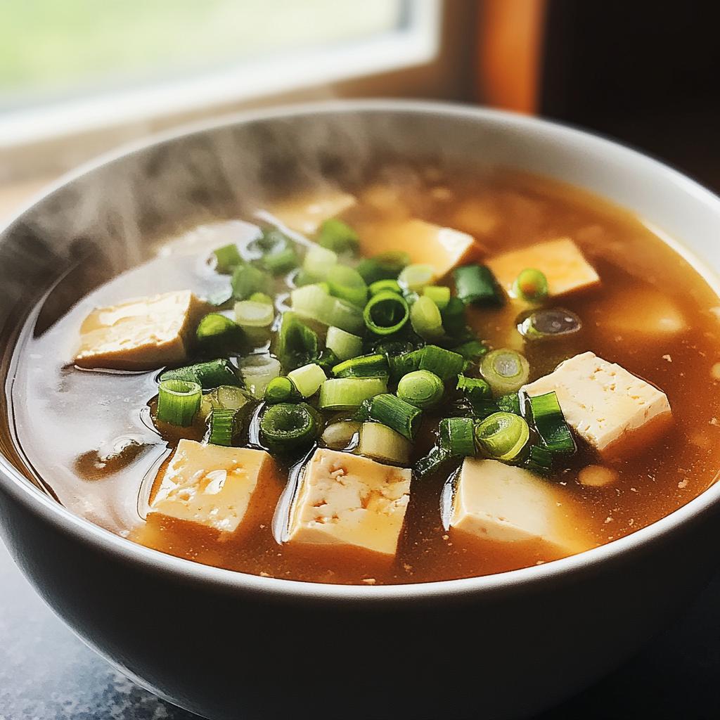 Ginger Garlic Miso Soup