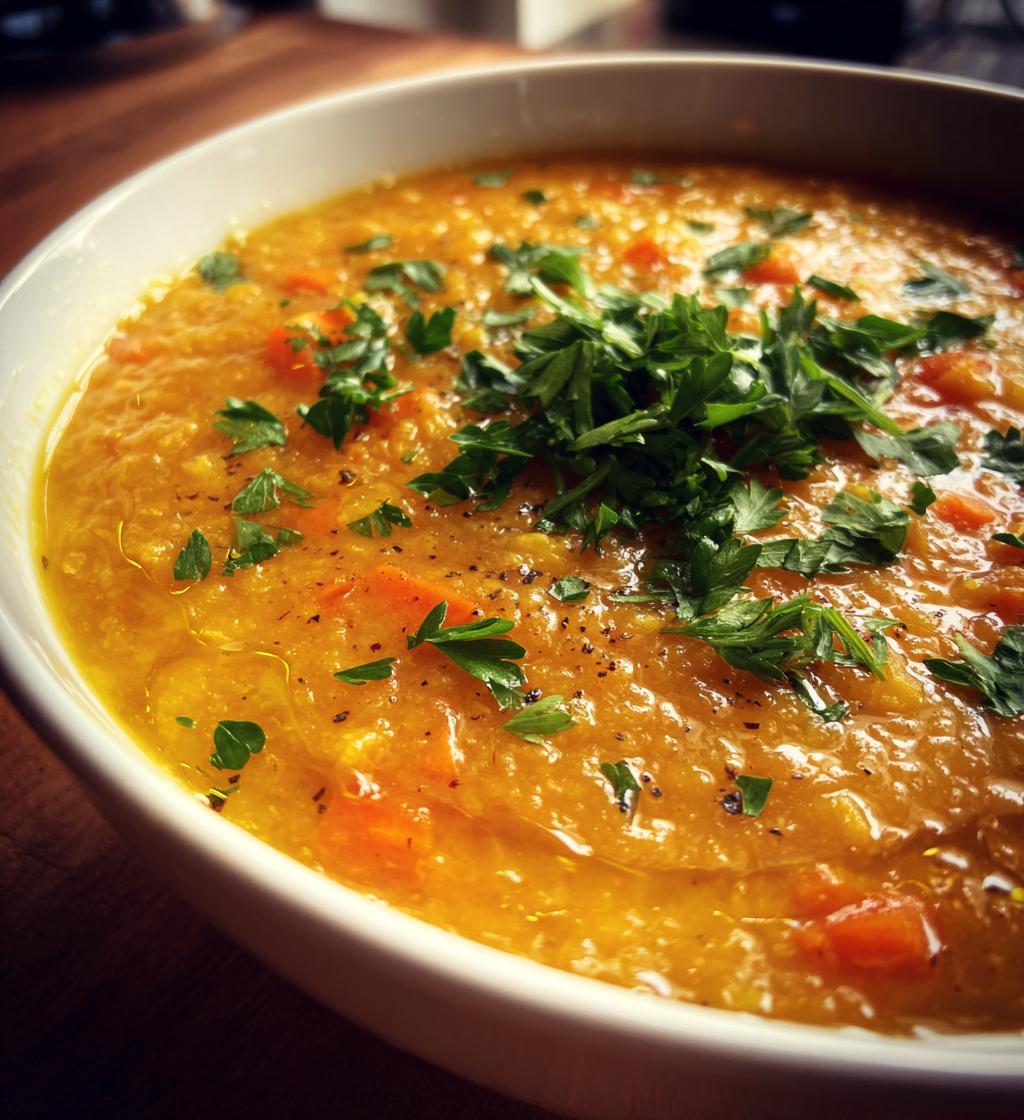 Vegan Lentil Soup - detail 1