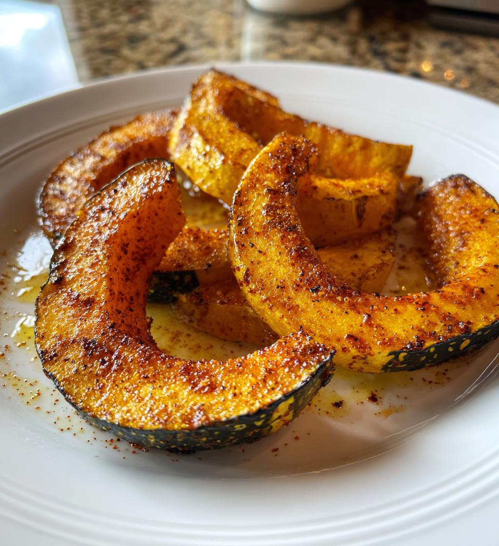 acorn squash in air fryer - detail 1