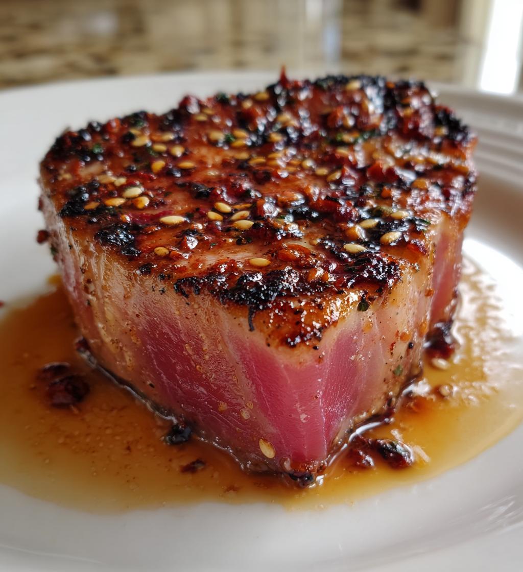 air fryer ahi tuna steak
