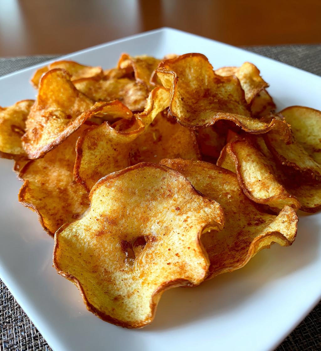 air fryer apple chips