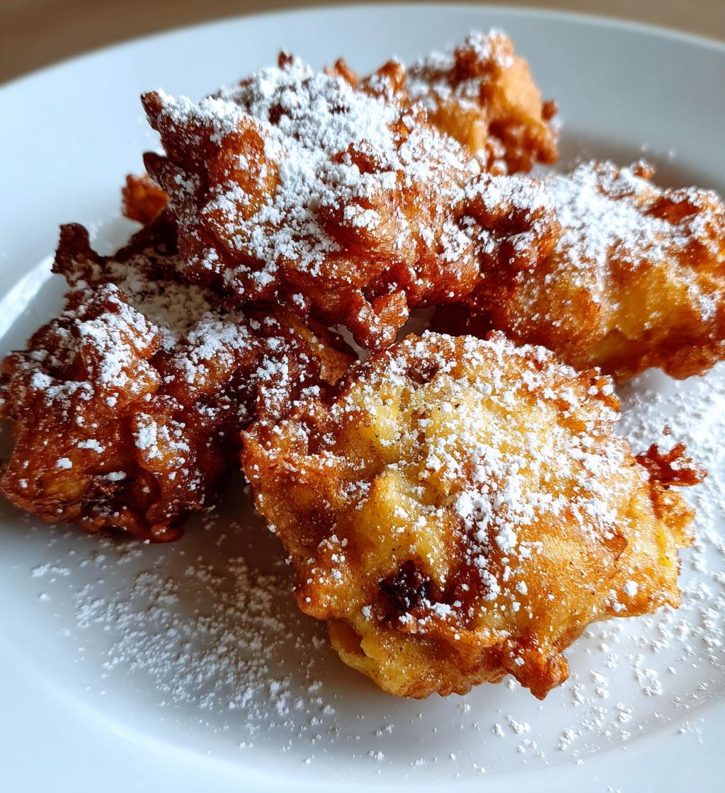 air fryer apple fritters - detail 1