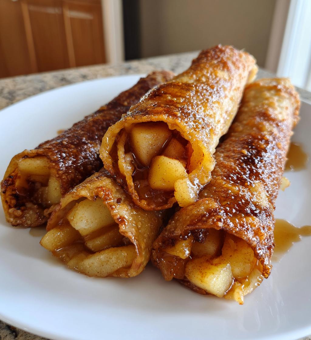 air fryer apple pie taquitos