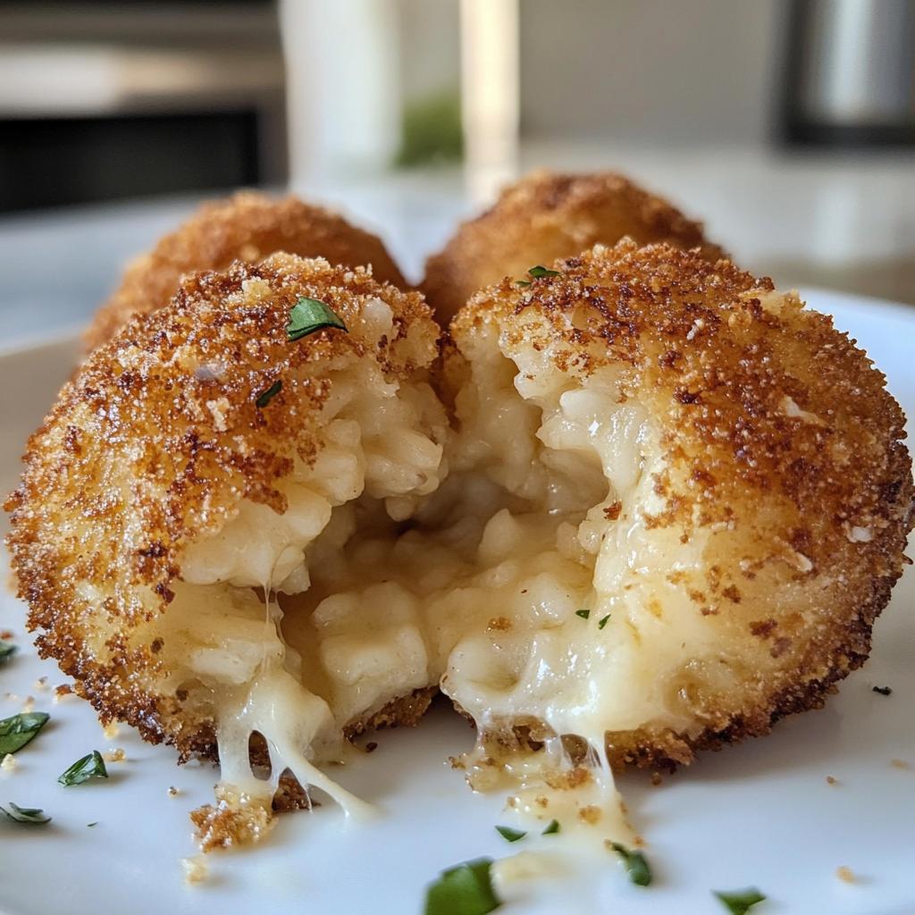 air fryer arancini - detail 1