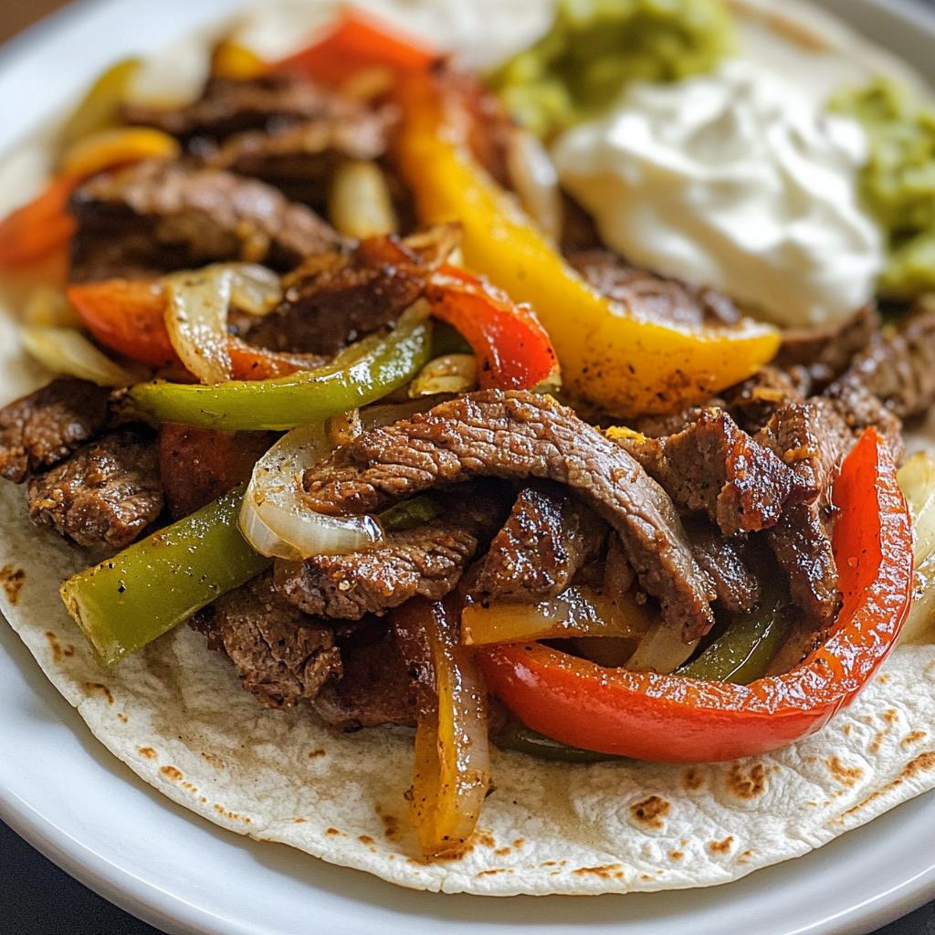 air fryer beef fajitas