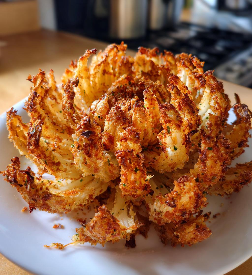 air fryer blooming onion