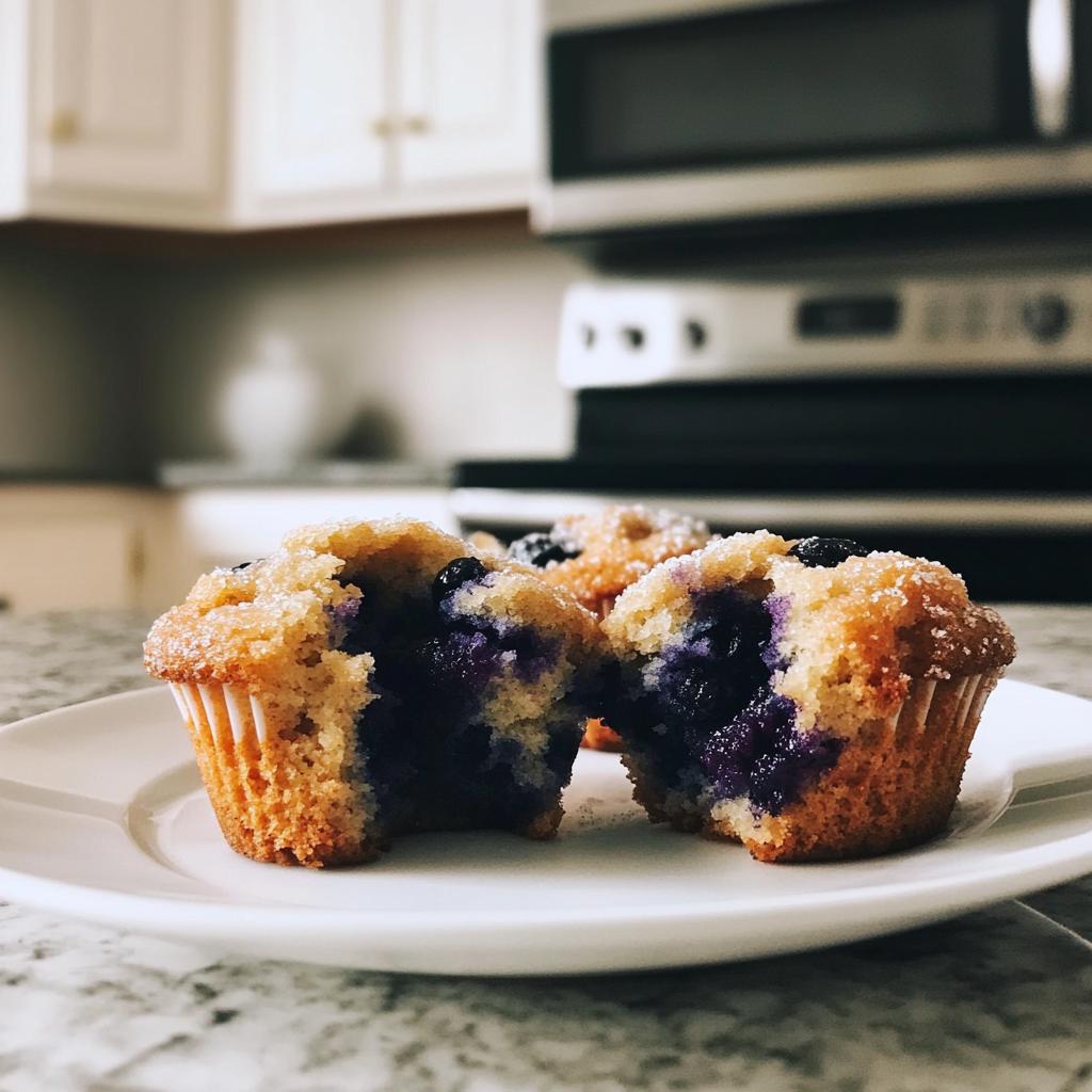 air fryer blueberry muffins