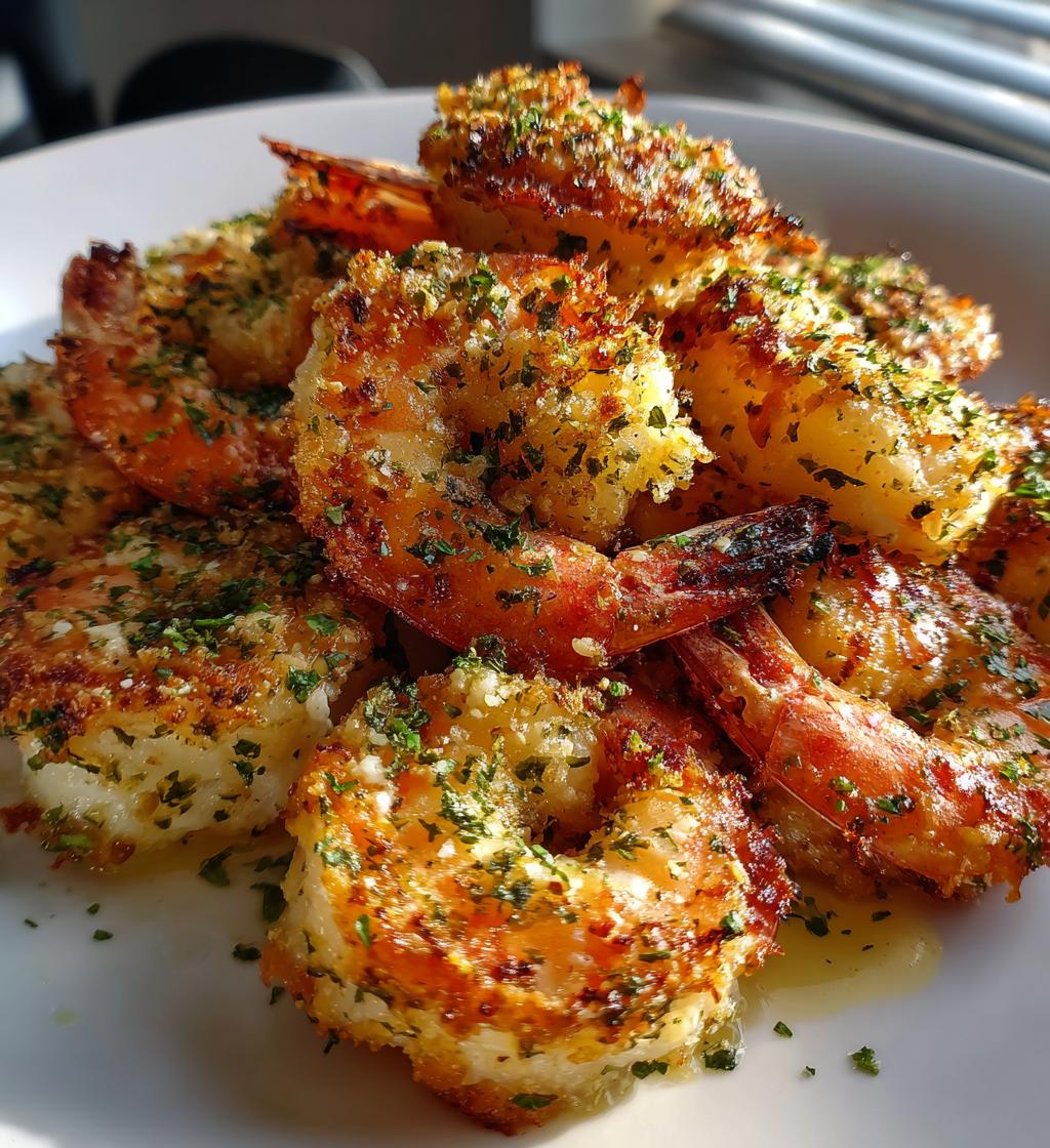 air fryer garlic parmesan shrimp