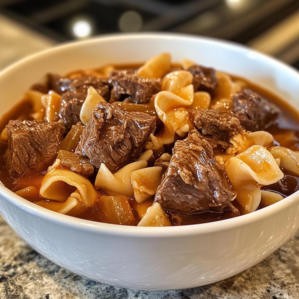 amish beef and noodles recipe