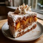 apple spice cake with caramelized apples and whipped cream recipe