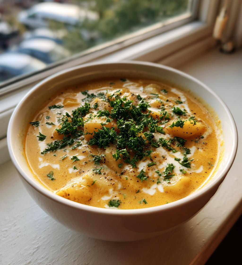 authentic german potato soup - detail 1
