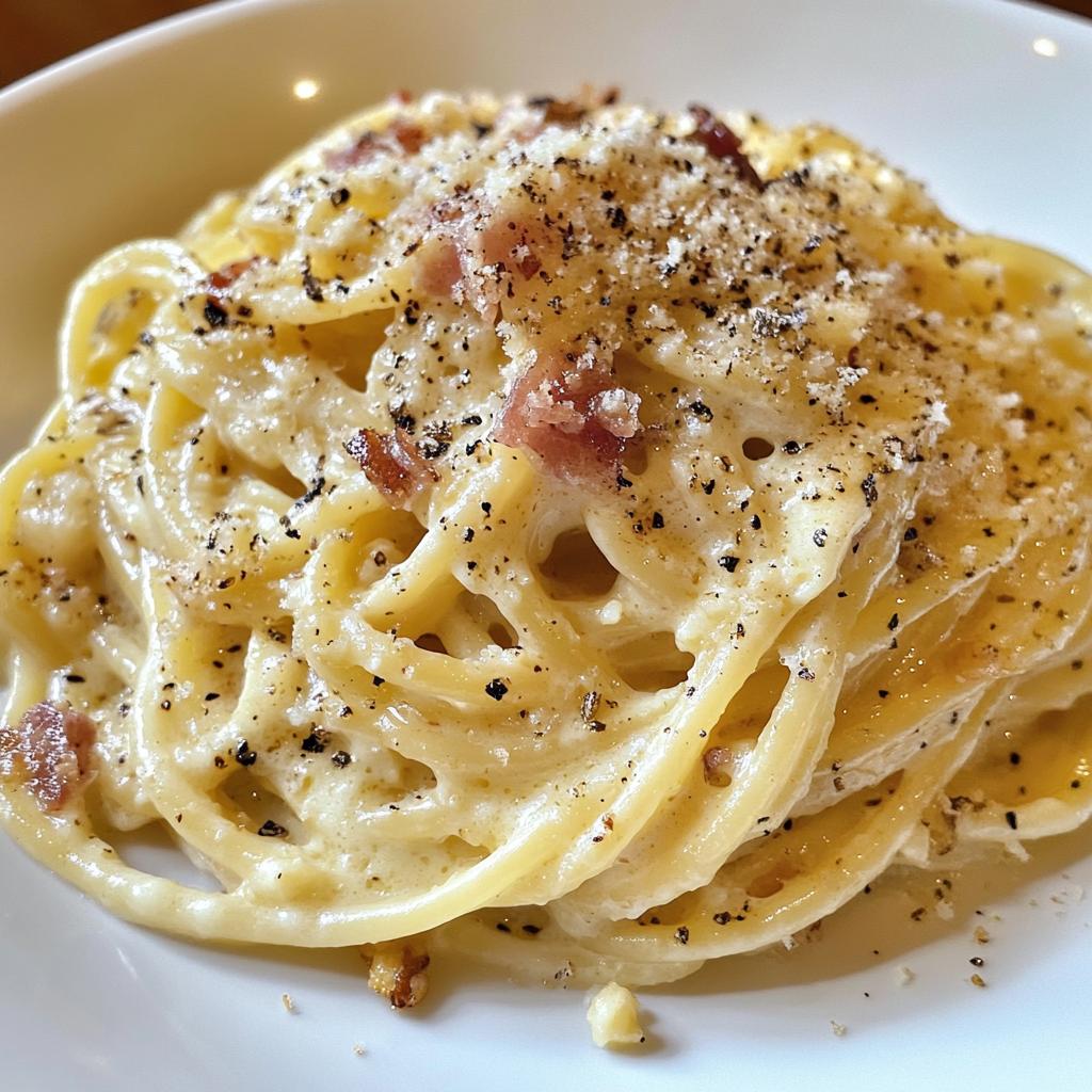 authentic pasta carbonara