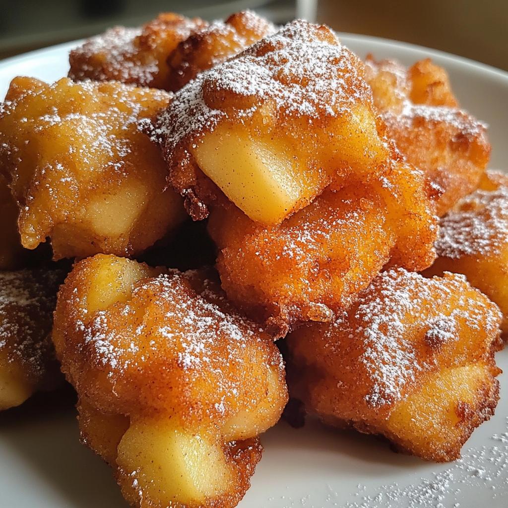 baked apple fritters
